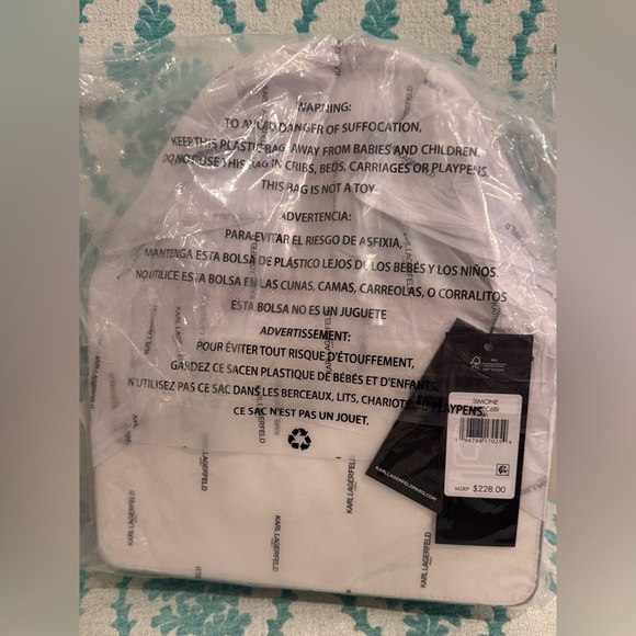 Karl Lagerfeld Paris Simone Embroidered Flap Crossbody - Picture 2 of 8